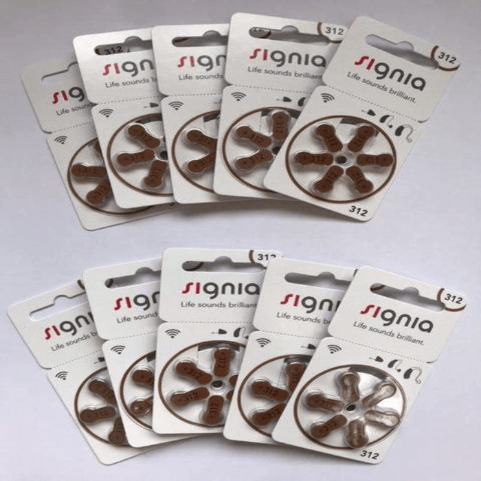 Signia Hearing Aid Batteries Size 312