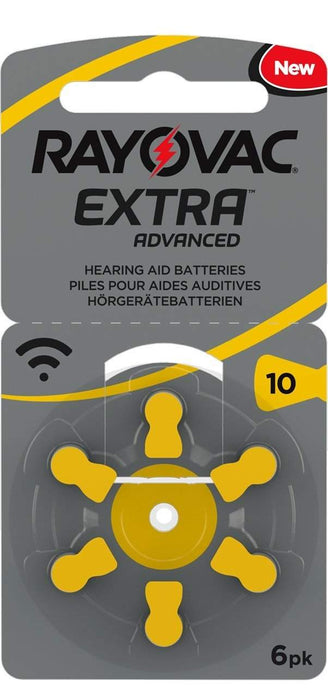 Rayovac Hearing Aid Batteries Size 10-HearingDirect-brand_Rayovac,price_£1 - £1.99,size_Size 10,type_Pack of 6