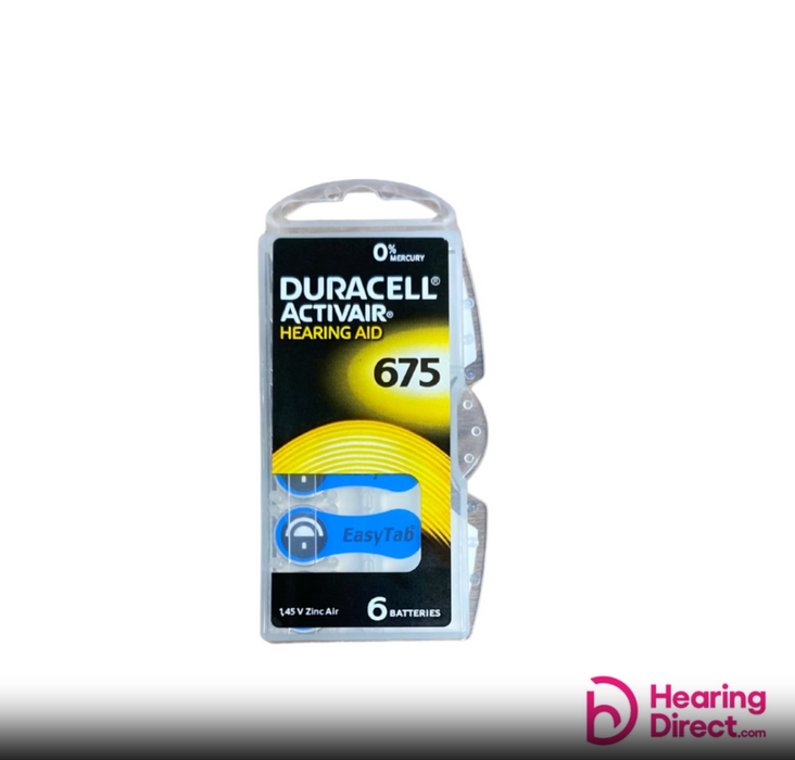 Duracell Activair Batteries Size 675