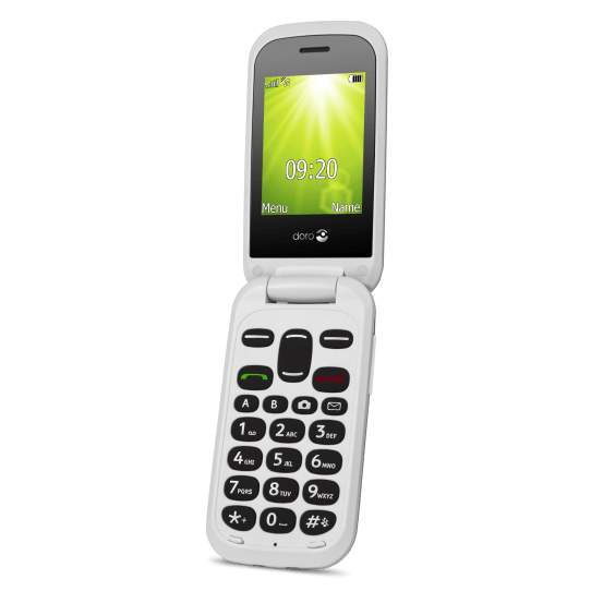 Doro 2404 Clamshell Mobile Phone-HearingDirect-brand_Doro,type_Amplified mobile phones