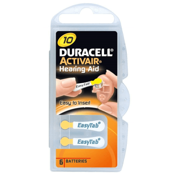 Duracell Activair Batteries Size 10