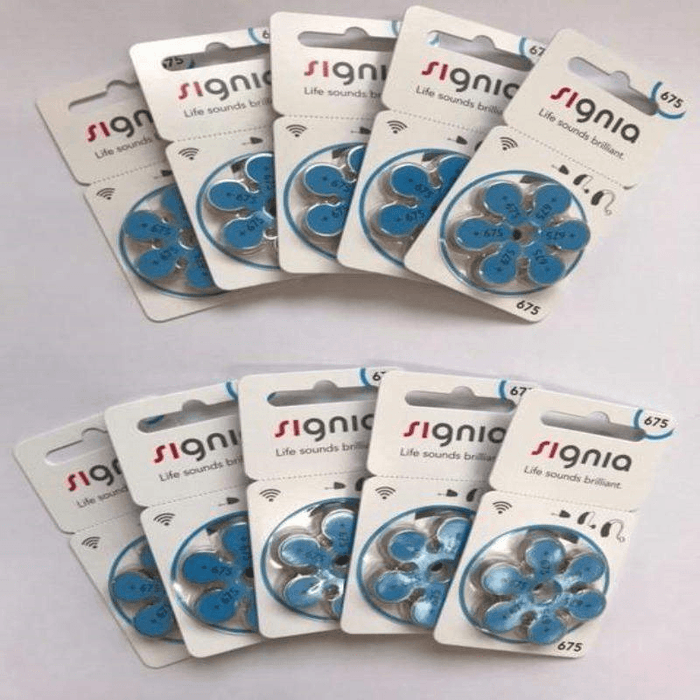 Signia Hearing Aid Batteries Size 675