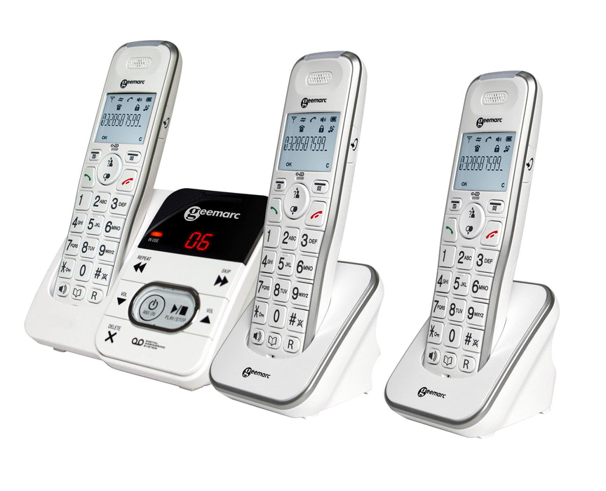 Geemarc - Téléphone Senior 295 - Pack Quattro