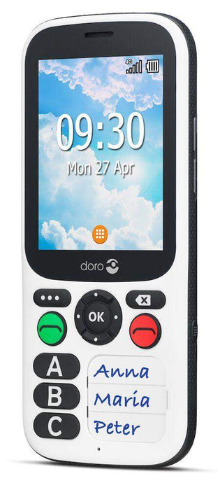 Doro 780X 4G mobile phone with 3 memory buttons and GPS-HearingDirect-brand_Doro