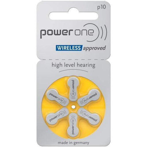 Power One Hearing Aid Batteries Size 10-HearingDirect-brand_Power One,price_£1 - £1.99,size_Size 10,type_Pack of 6